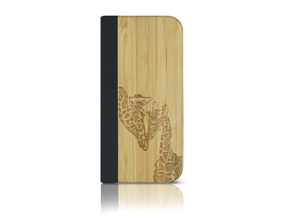 Étui à rabat GIRAFES pour iPhone 15 Pro Max