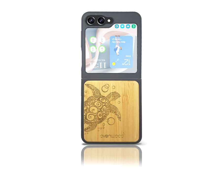 Coque arrière TORTUE pour Samsung Galaxy Z Flip5