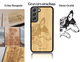 INDIVIDUELL Samsung Galaxy S22 Plus Bambus-Kunststoff