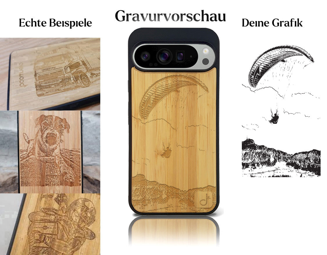 INDIVIDUELL Pixel 9 ProBambus-Kunststoff