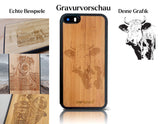 INDIVIDUELL iPhone 5 / SE Bambus-Kunststoff