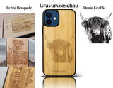 INDIVIDUELL iPhone 12 Bambus-Kunststoff