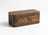 Wecker & Wireless Charger | Avenwood 032 Nussbaum Optik