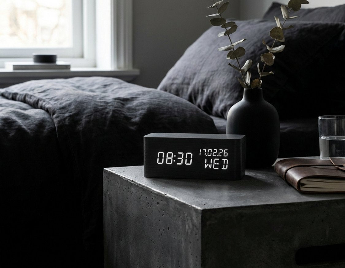 Réveil et chargeur sans fil | Avenwood 032 Noir