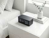 Wecker & Wireless Charger | Avenwood 032 Schwarz
