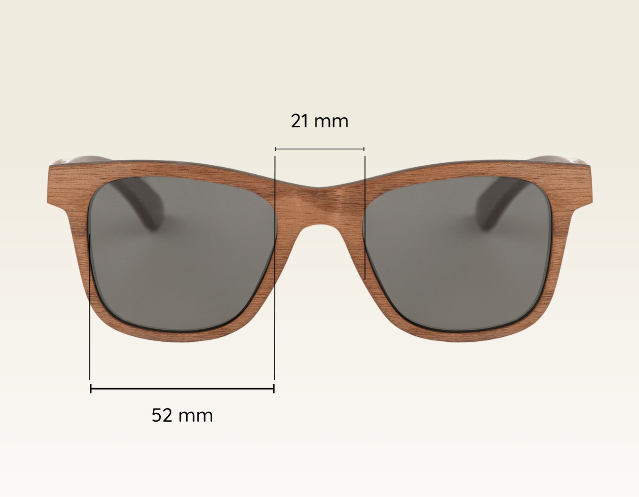 Lunettes de soleil en bois BARISTA