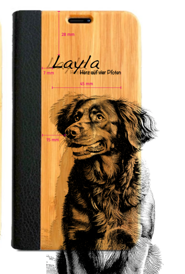 INDIVIDUELL iPhone 16 Pro Flipcase (Genaue Positionierung!)