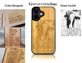 INDIVIDUELL iPhone 16 Bambus-Kunststoff