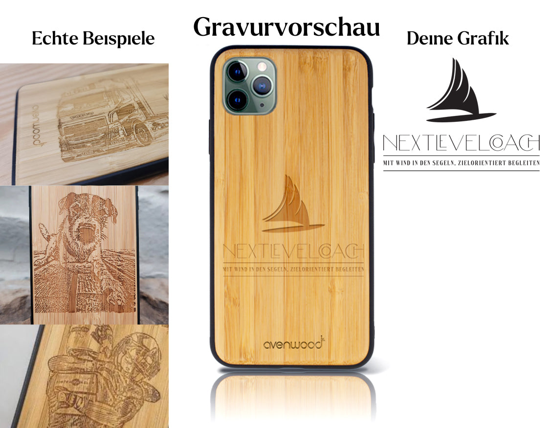 INDIVIDUELL iPhone 11 Pro Bambus-Kunststoff