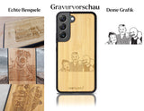 INDIVIDUELL Samsung Galaxy S22 Bambus-Kunststoff