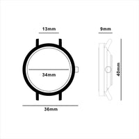 Thumbnail for Horloge en bois et métal Zurich