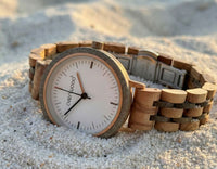 Thumbnail for Horloge en bois et métal Zurich