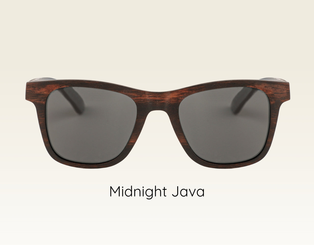 MIDNIGHT JAVA Holzsonnenbrille