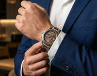 Thumbnail for Horloge en bois et métal Zurich