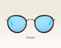 Thumbnail for Lunettes de soleil OCEAN en bois et métal