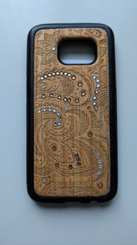 Thumbnail for Paisley SWAROVSKI Samsung Galaxy S23 Plus Backcase