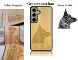 INDIVIDUELL Samsung Galaxy S24 Bambus-Kunststoff