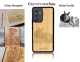 INDIVIDUELL Samsung Galaxy A55 Bambus-Kunststoff