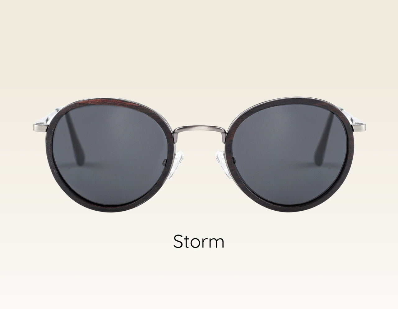 Lunettes de soleil STORM en bois et métal