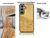 INDIVIDUELL Samsung Galaxy S24 Bambus-Kunststoff