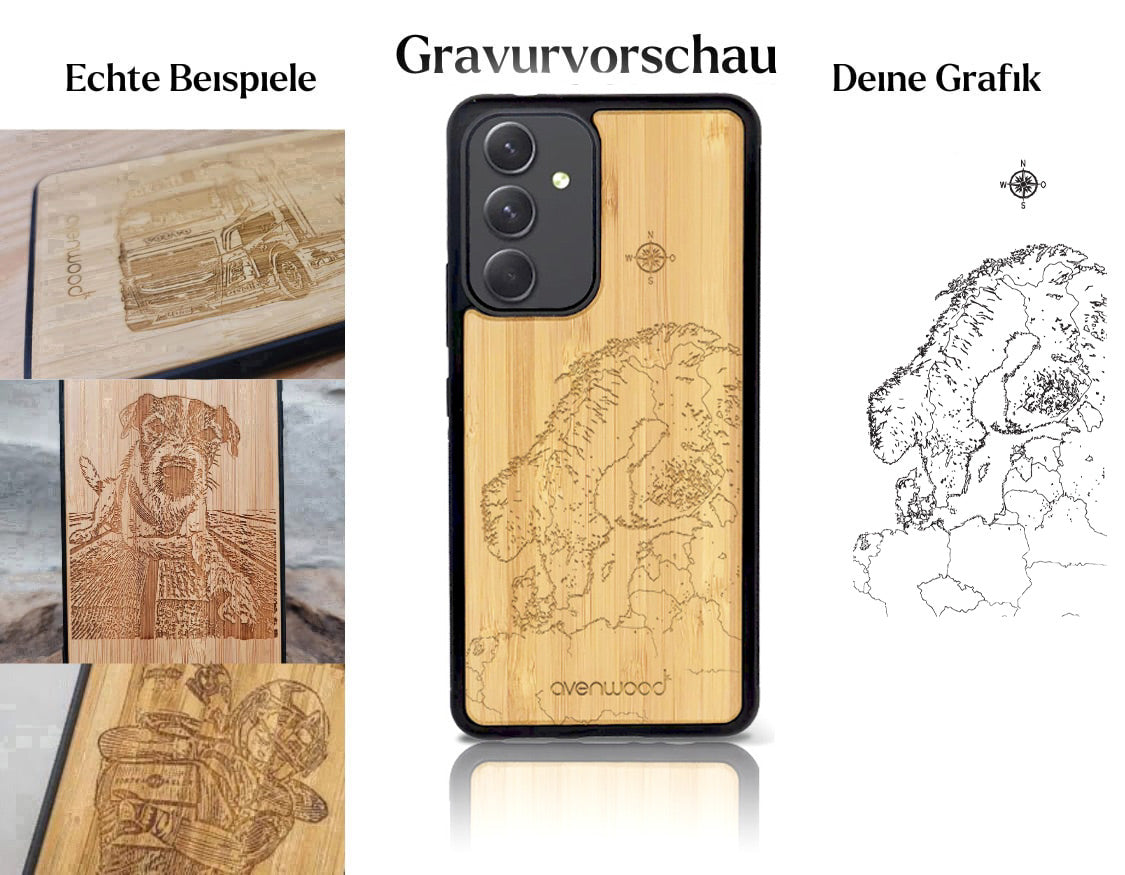 INDIVIDUELL Samsung Galaxy A56 Bambus-Kunststoff