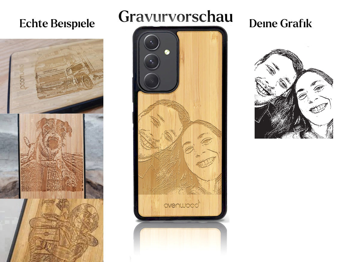 INDIVIDUELL Samsung Galaxy A55 Bambus-Kunststoff