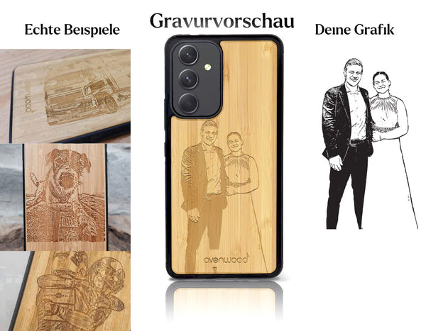 INDIVIDUELL Samsung Galaxy A55 Bambus-Kunststoff