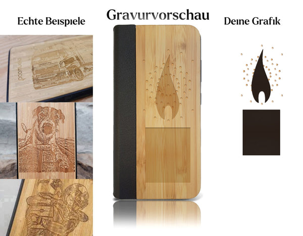 INDIVIDUELL Samsung Galaxy S25 Bambus-Kunststoff (OHNE SWAROVSKI)