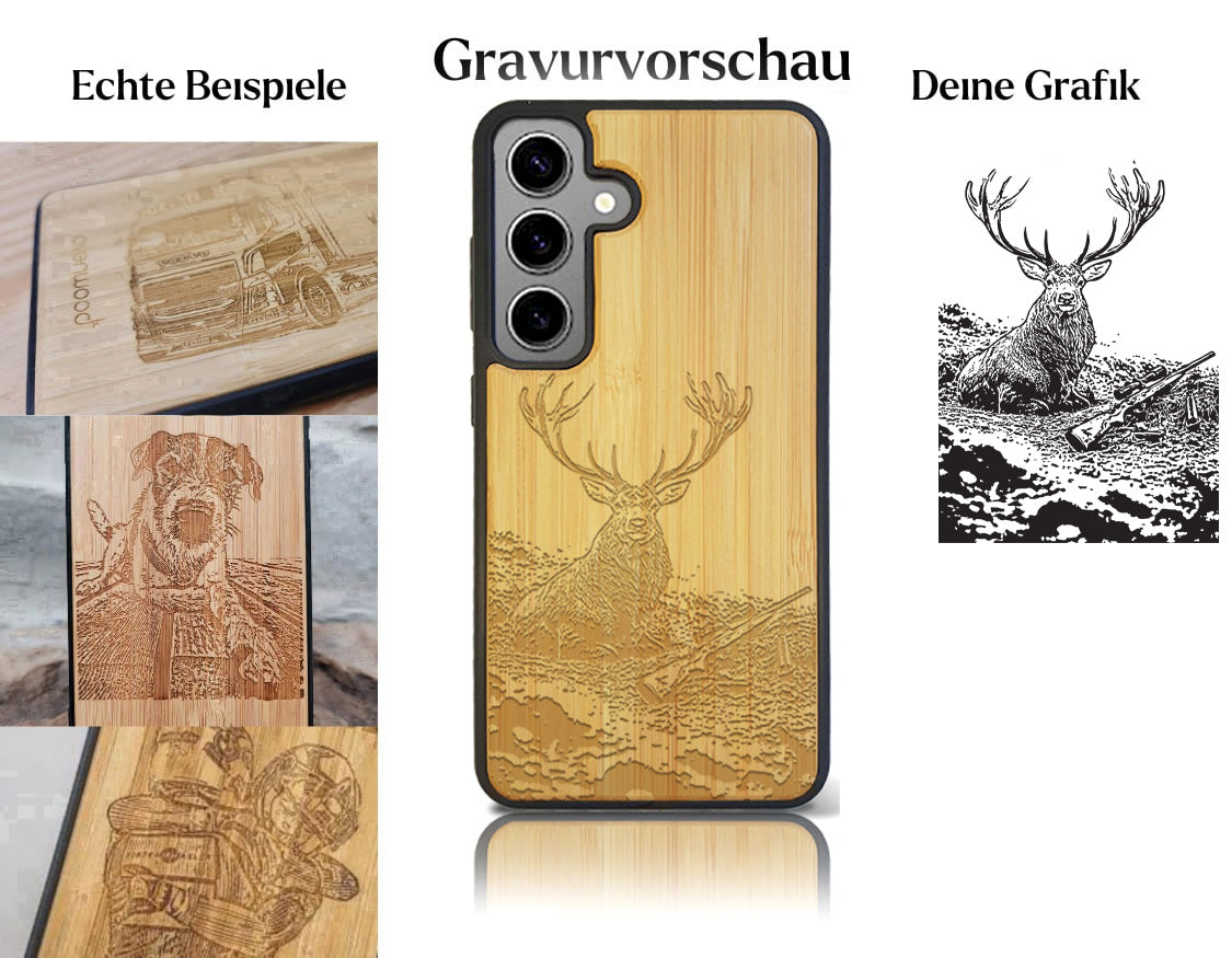 INDIVIDUELL Samsung Galaxy S25 Plus Bambus-Kunststoff