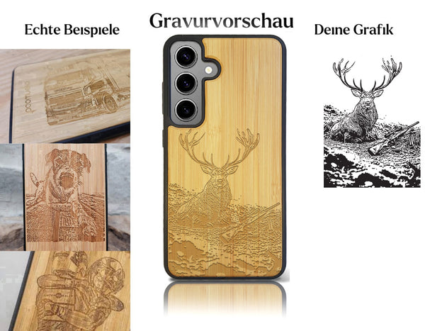 INDIVIDUELL Samsung Galaxy S25 Plus Bambus-Kunststoff