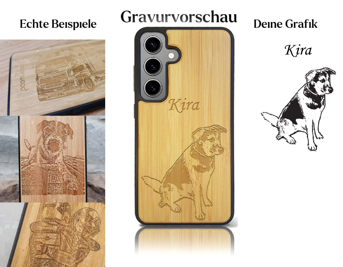 INDIVIDUELL Samsung Galaxy S25 FE Bambus-Kunststoff