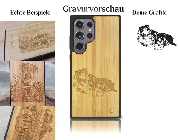 INDIVIDUELL Samsung Galaxy S25 Ultra Bambus-Kunststoff