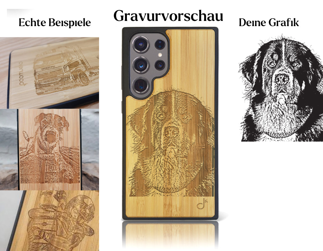 INDIVIDUELL Samsung Galaxy S25 Ultra Bambus-Kunststoff