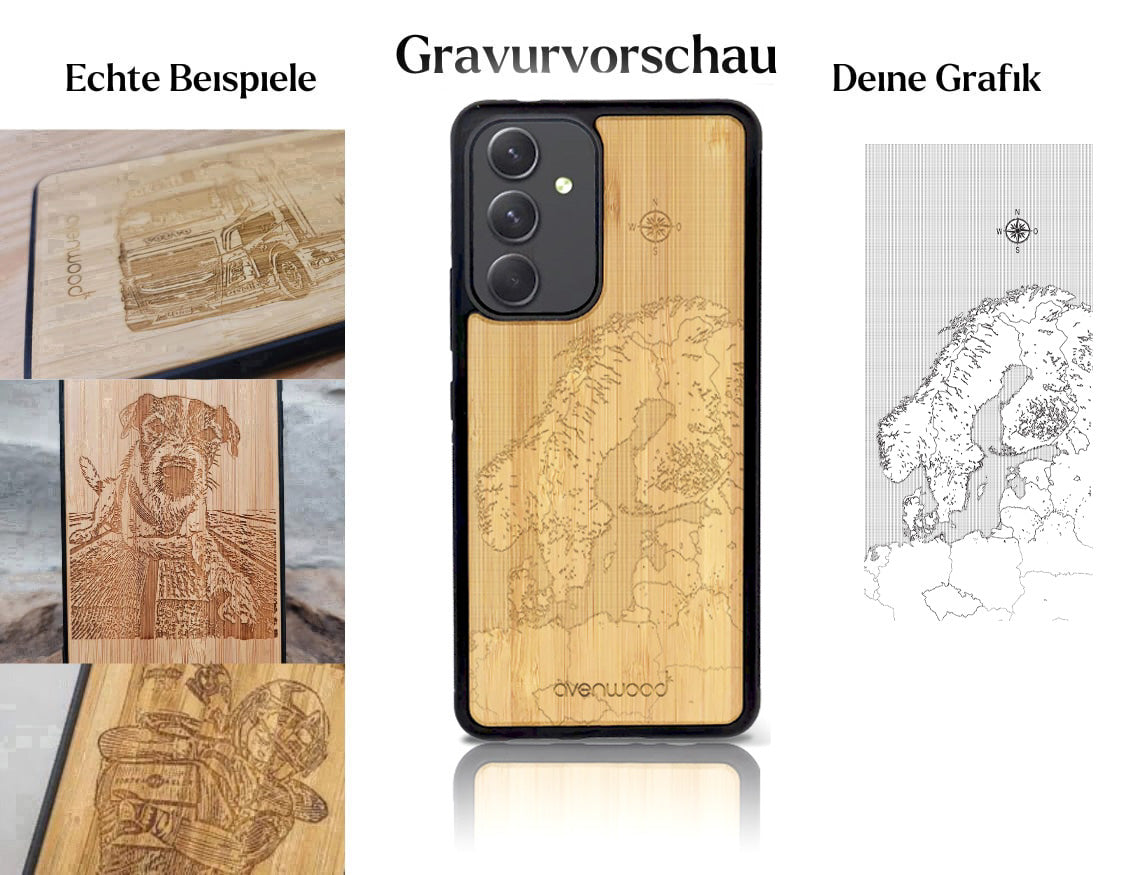 INDIVIDUELL Samsung Galaxy A56 Bambus-Kunststoff