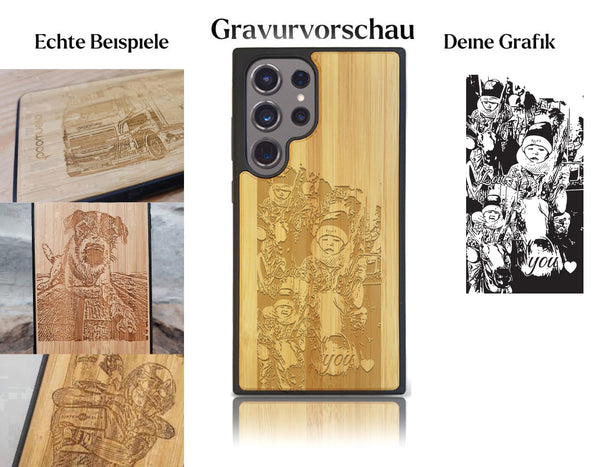 INDIVIDUELL Samsung Galaxy S25 Ultra Bambus-Kunststoff