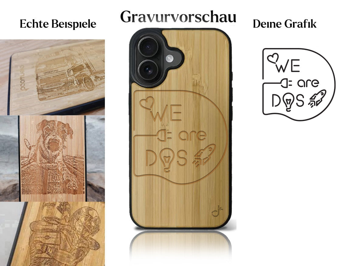 INDIVIDUELL iPhone 17 Bambus-Kunststoff
