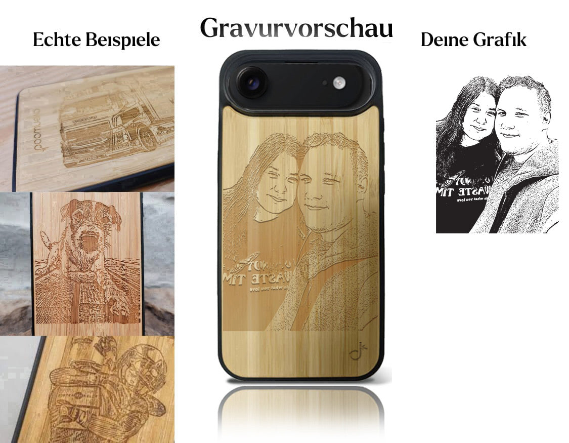 INDIVIDUELL iPhone Air Bambus-Kunststoff