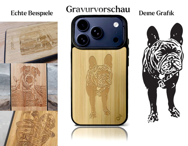 INDIVIDUELL iPhone 17 Pro Bambus-Kunststoff
