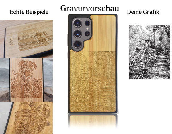INDIVIDUELL Samsung Galaxy S25 Ultra Bambus-Kunststoff