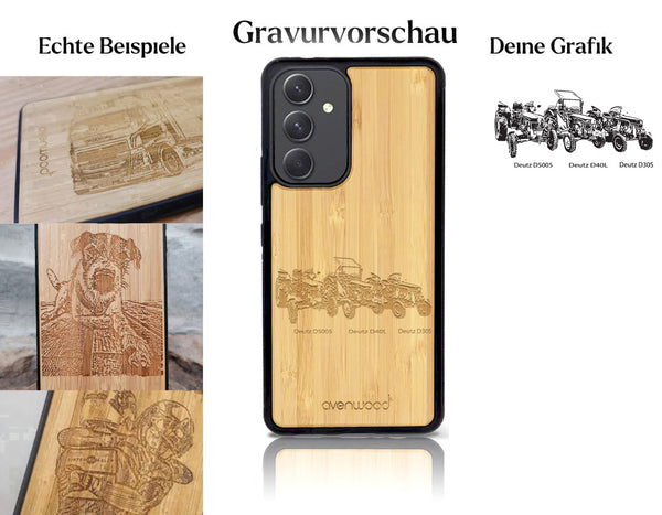 INDIVIDUELL Samsung Galaxy A55 Bambus-Kunststoff