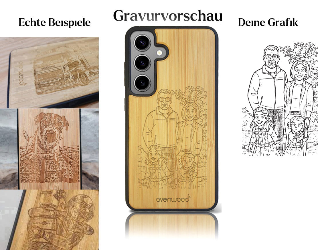 INDIVIDUELL Samsung Galaxy S26 Plus Bambus-Kunststoff