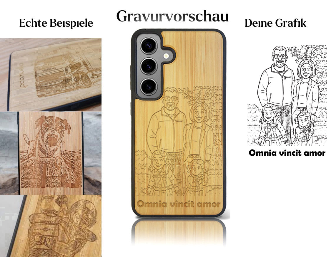 INDIVIDUELL Samsung Galaxy S26 Plus Bambus-Kunststoff