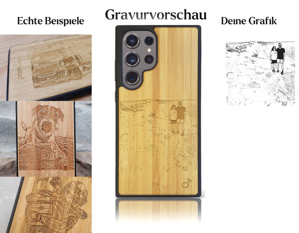 INDIVIDUELL Samsung Galaxy S25 Ultra Bambus-Kunststoff