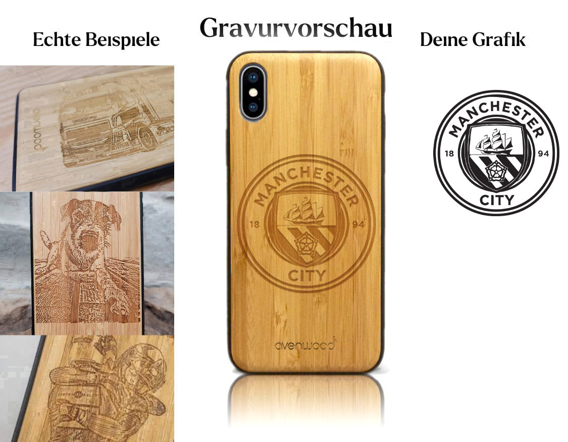 INDIVIDUELL iPhone X / XS Bambus-Kunststoff
