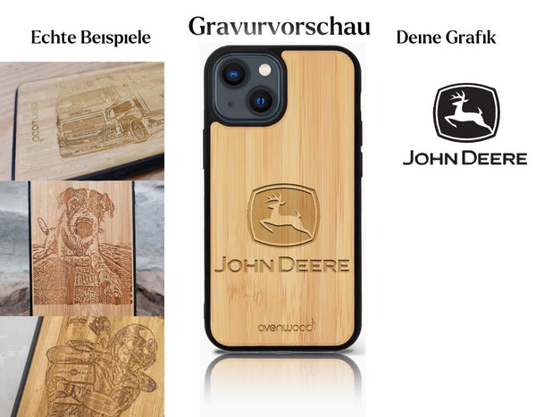 INDIVIDUELL iPhone 13 Mini Bambus-Kunststoff