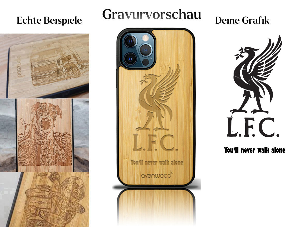 INDIVIDUELL iPhone 12 Pro Bambus-Kunststoff