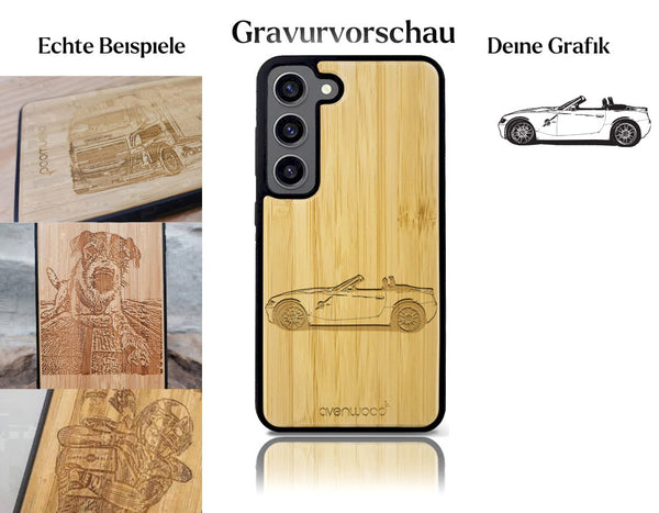 INDIVIDUELL Samsung Galaxy S23 Plus Bambus-Kunststoff
