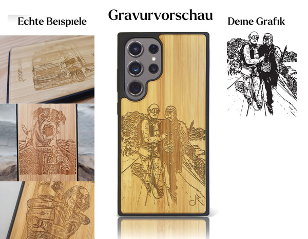 INDIVIDUELL Samsung Galaxy S25 Ultra Bambus-Kunststoff