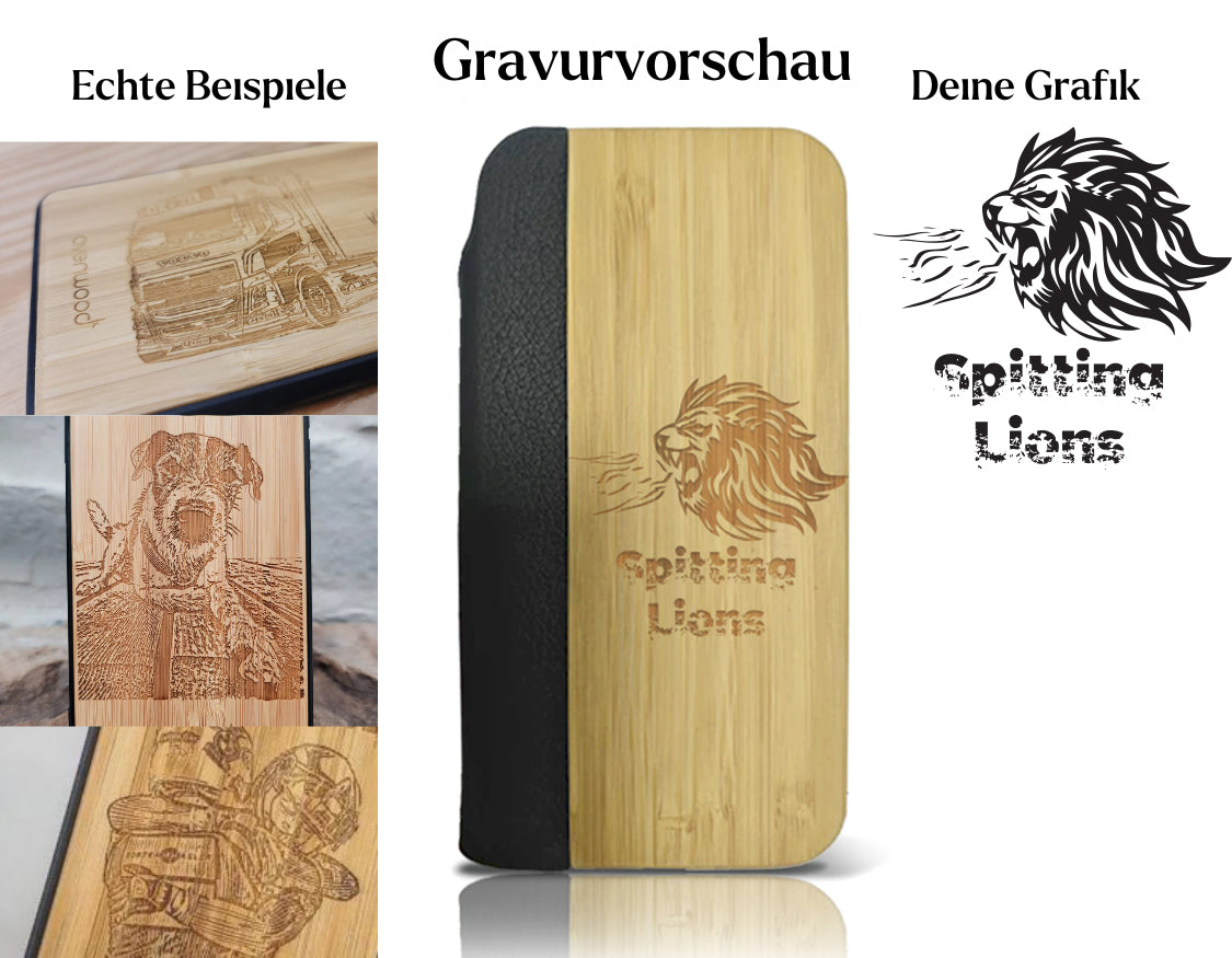 INDIVIDUELL iPhone 17 Pro Bambus-Kunststoff