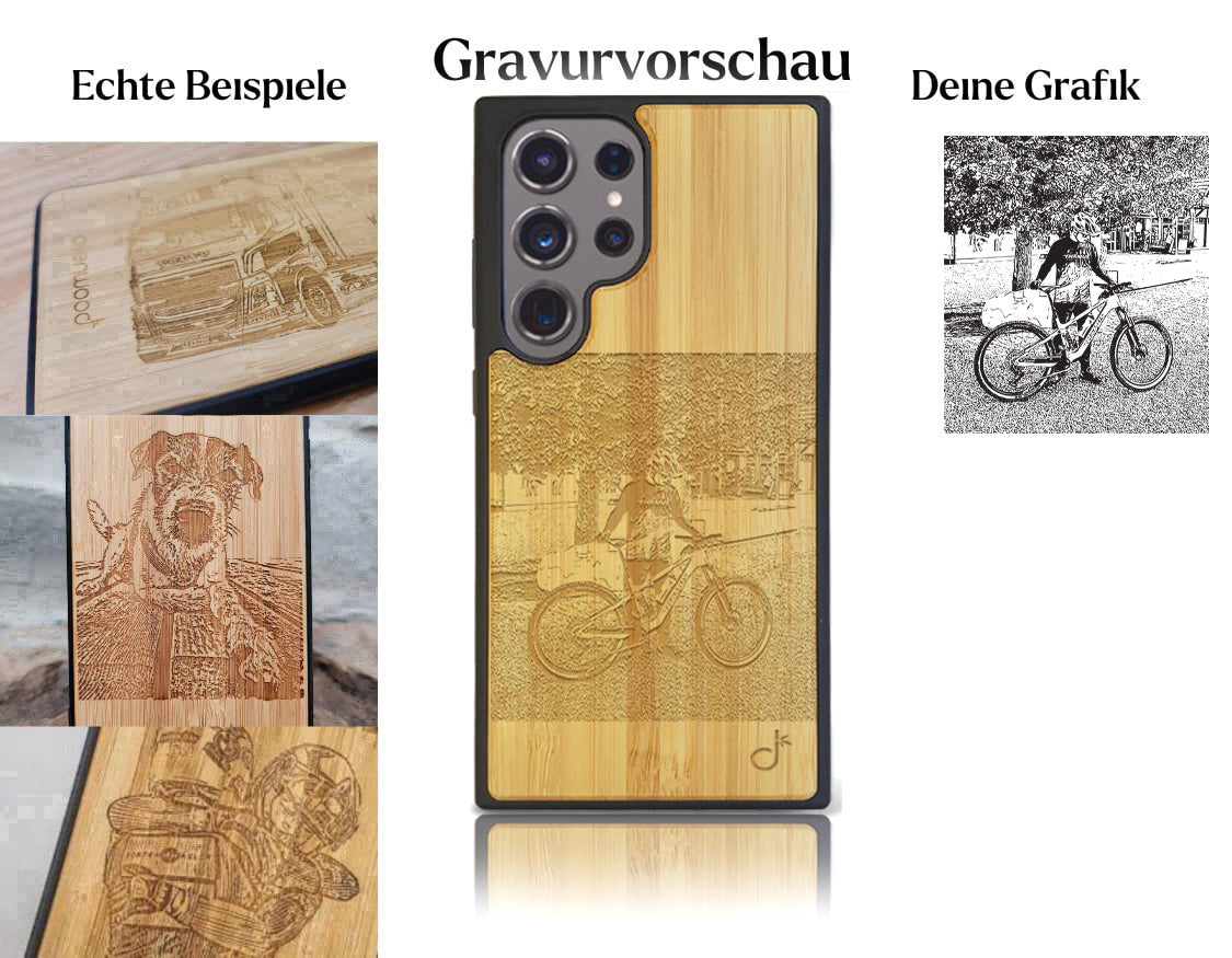 INDIVIDUELL Samsung Galaxy S25 Ultra Bambus-Kunststoff